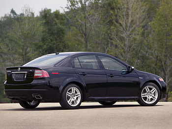 Auto, Nature, Trees, Acura, Cars, Asphalt, Side View, Style, Akura, Tl, 2007 HD wallpaper