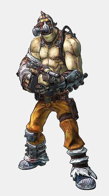 Borderlands 2, Krieg's entrance, Badass character HD phone wallpaper