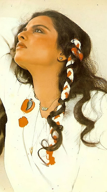 Rekha, bollywood actress HD phone wallpaper