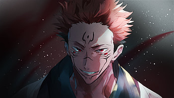 Jujutsu Kaisen, Sukuna (Jujutsu Kaisen), Anime, Pink Hair, Red Eyes HD wallpaper