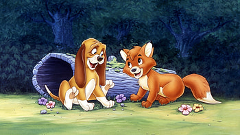 The Fox, The Hound, 1981, Backdrops HD wallpaper