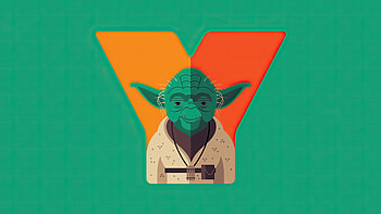 Jedi Master, star-wars, minimalism, minimalist, yoda, artwork, artist, digital-art, movies HD wallpaper