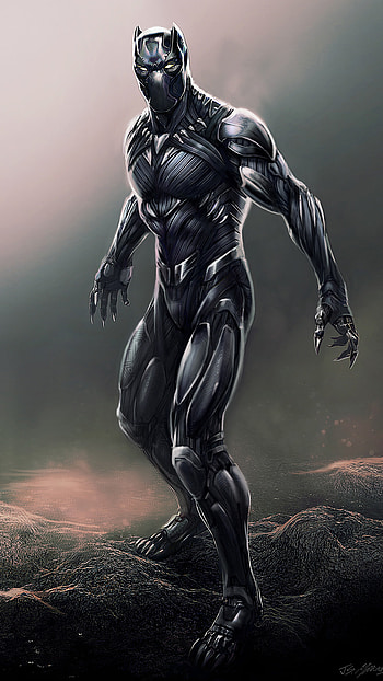 Black Panther, Sony Xperia, , Digital artwork HD phone wallpaper