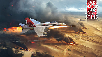 Ultra : War Thunder Aircraft in Action, video game, War Thunder, aircraft, McDonnell Douglas F/A-18 Hornet HD wallpaper