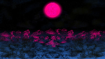 Outrun Forest , forest, artist, artwork, digital-art HD wallpaper