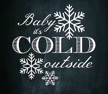 ... cold outside, star, winter, words, word, snowflake, abstract, cold, texture HD wallpaper