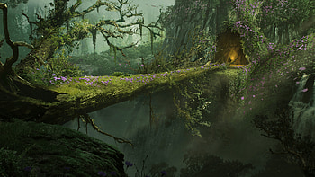 Ashes of Creation: Emerald Bridge — Fantasy Adventure, Video Game, Green HD wallpaper