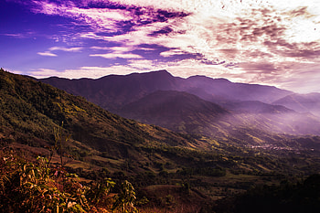 Nature, Sky, Mountains, Vertex, Top HD wallpaper