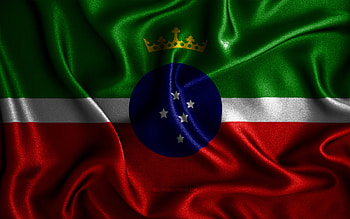 Pindamonhangaba flag, , silk wavy flags, brazilian cities, Day of Pindamonhangaba, Flag of Pindamonhangaba, fabric flags, 3D art, Pindamonhangaba, cities of Brazil, Pindamonhangaba 3D flag HD wallpaper