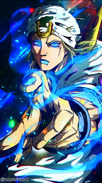 Jojo, art, blue HD phone wallpaper