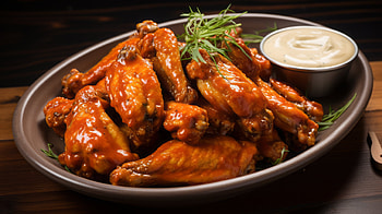 Succulent Chicken Wings, Chicken Wings, food, chicken HD wallpaper