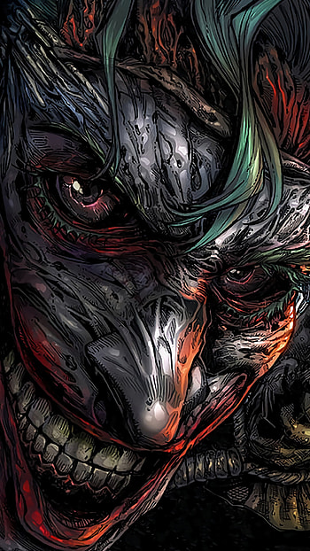Joker, art, painting HD phone wallpaper