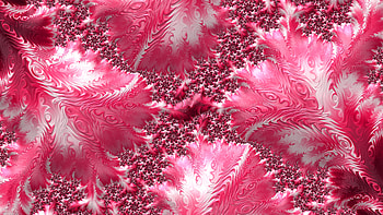 Trippy Psychedelic Fractal, pink, white, Abstract, fractal HD wallpaper