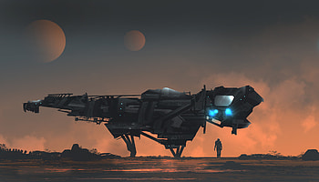 Wing Prototype , spaceship, artist, artwork, digital-art HD wallpaper