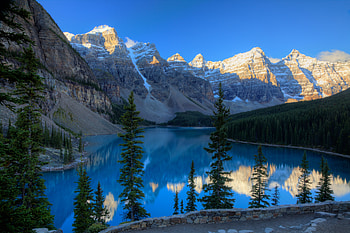 Moraine Lake Banff, Parks, Lake, Canad, Mountains HD wallpaper