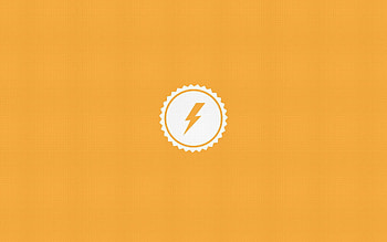 Lightning, Minimalism, Circle HD wallpaper