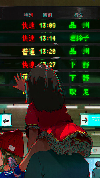 Anime, Original HD phone wallpaper