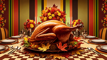 Thanksgiving Feast: A Stunning Ultra, Thanksgiving, Turkey, feast, Autumn, celebration HD wallpaper