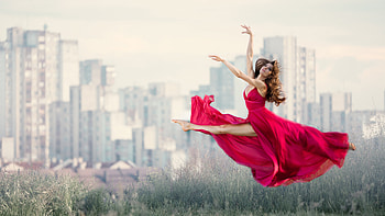 Jump, Dancers HD wallpaper