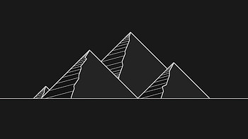 Pyramid Minimal , pyramid, minimalsim, minimalist, dark, black, artist, artwork, digital-art HD wallpaper