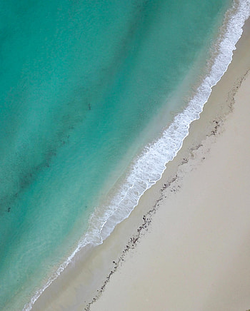 Nature, Sea, Sand, View From Above, Coast HD phone wallpaper