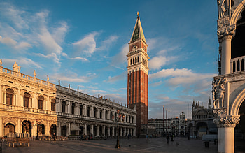 Piazza San Marco, Venice Italy, San Marco morning, Sunrise HD wallpaper
