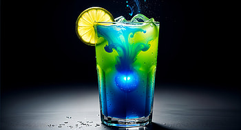 Neon Blue-Lime Juice — Ultra, juice, cocktail HD wallpaper