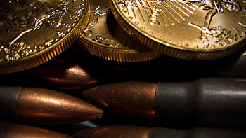 Bullets, Gold Coins HD wallpaper