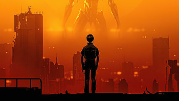 Facing My Own Fear, artist, artwork, digital-art HD wallpaper