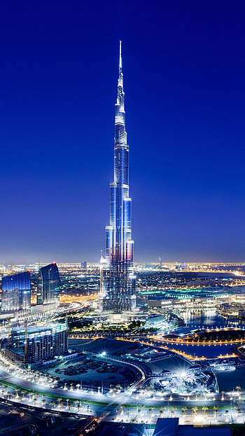 Burj Khalifa, Sign in graphy, Urban beauty, wonder HD phone wallpaper