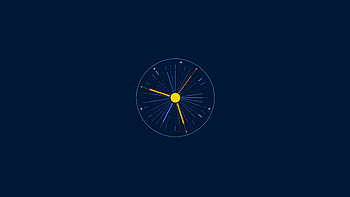 Minimalist, clock, minimal art HD wallpaper