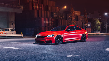 Red Bmw M4, bmw-m4, bmw, cars HD wallpaper