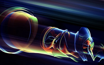 Abstract, Glare, Neon, Spiral HD wallpaper