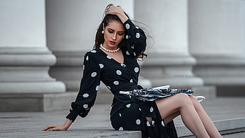 Model, elegant, women, girl HD wallpaper