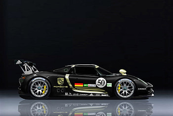 Porsche GT, looks great, sleek, black, speed HD wallpaper