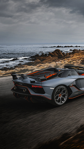 SVJ 63 Roadster, Lamborghini Aventador HD phone wallpaper