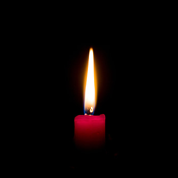 Fire, Dark, Dark Background, Candle, Wick HD phone wallpaper