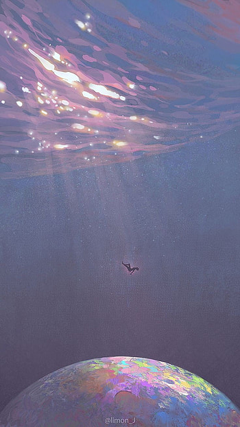 Violeta, planetw, atmos, cielo HD phone wallpaper