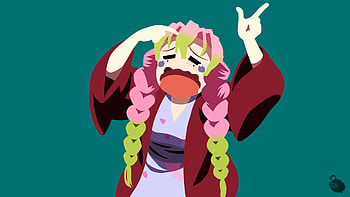 Mitsuri Kanroji, Anime, Demon Slayer: Kimetsu no Yaiba, Mitsuri Kanroji HD wallpaper