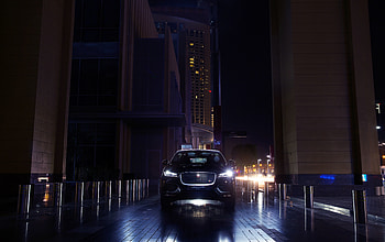 Jaguar, Cars, Lights, Shine, Light, Suv, Night City, Headlights, Jaguar F-Pace HD wallpaper