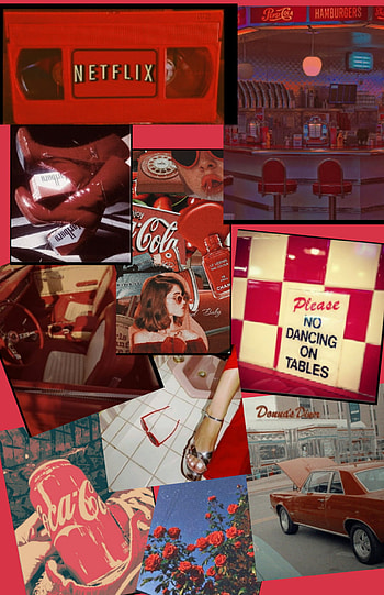 Retro red, product HD phone wallpaper