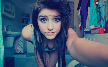 Blue Eyes Cute Teen Girl, eyes, girls, cute HD wallpaper