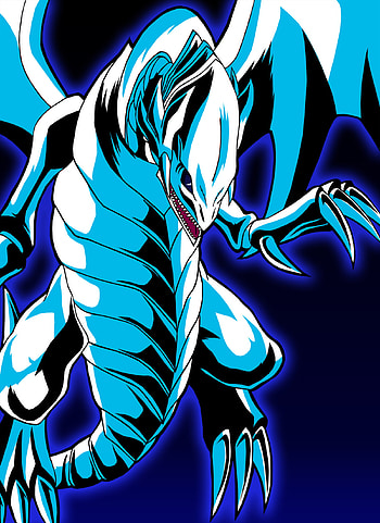 Blue Eyes White Dragon by Chase-TH HD phone wallpaper