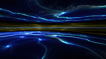 Glowing Sky And Water, artist, artwork, digital-art, deviantart HD wallpaper