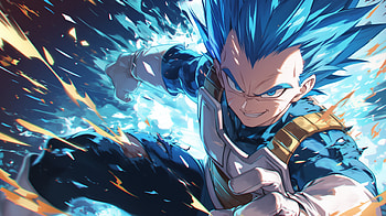 Vegeta — Super Saiyan Blue Evolved (Dragon Ball Super), Anime, Dragon Ball Super, Vegeta (Dragon Ball), Super Saiyan Blue Evolved, blue anime HD wallpaper