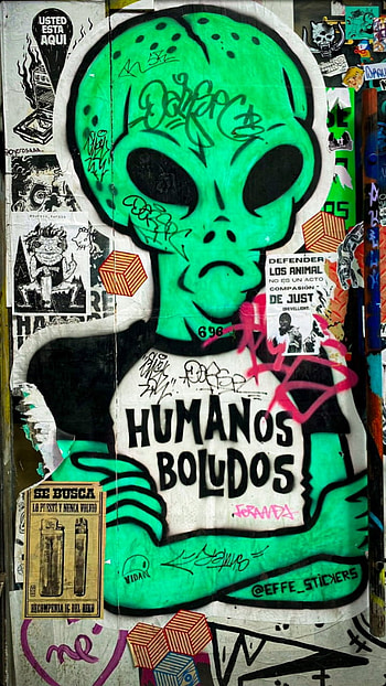 GRAFITI, art, green HD phone wallpaper