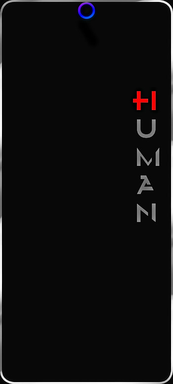Punch hole, monochrome graphy, red, electric blue, 1+ , black, 1 plus, human HD phone wallpaper
