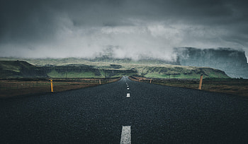 Markup, Nature, Clouds, Road, Relief, Dahl, Distance HD wallpaper