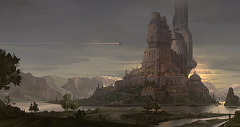 Fantasy, Art, Architecture, Building HD wallpaper