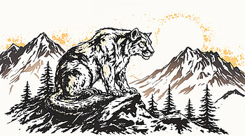 Mountain Lion HD wallpaper